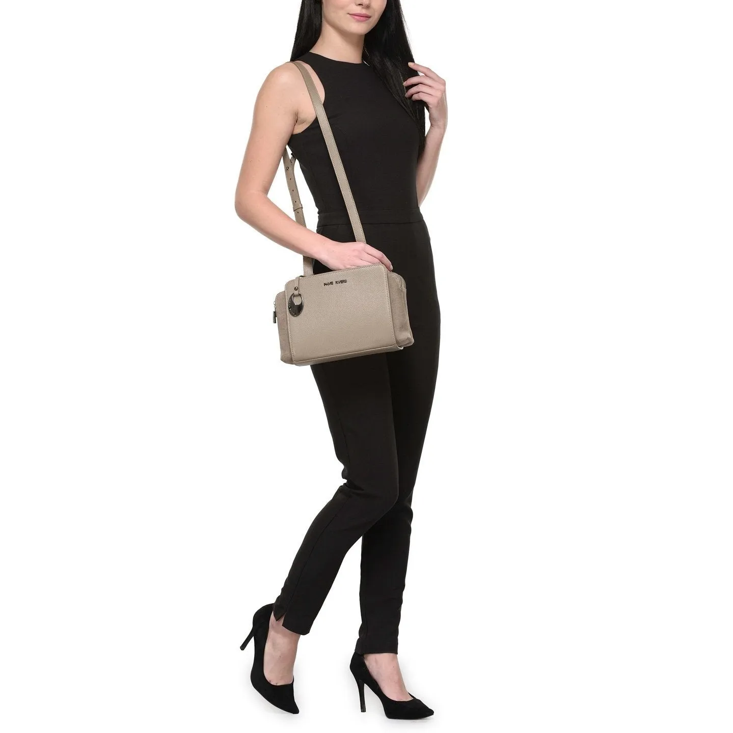 Leather Crossbody Bag - PR1273