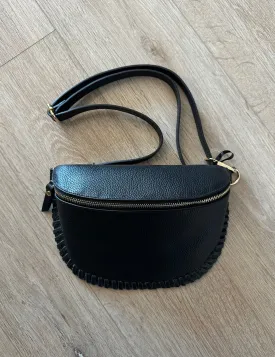 Loana Stitch Crossbody - Black