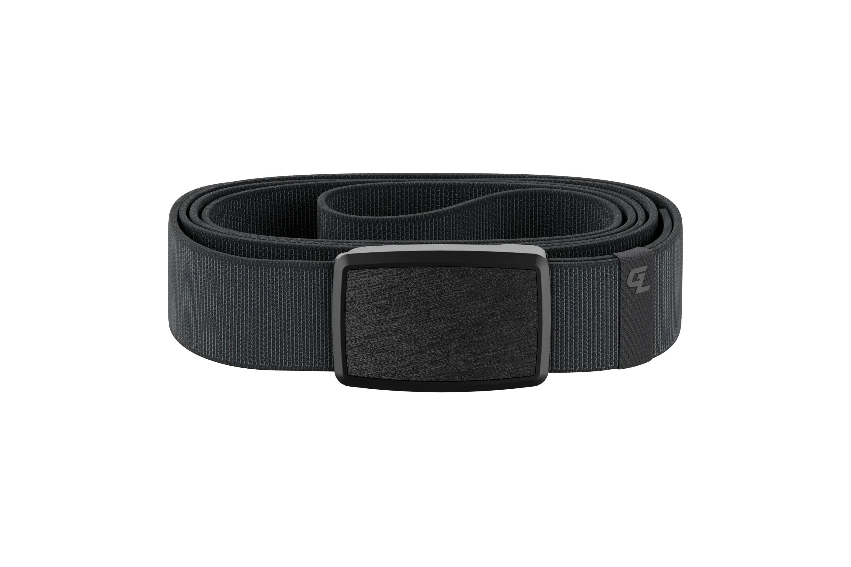Low Profile Deep Stone/ Gun Metal Groove Belt