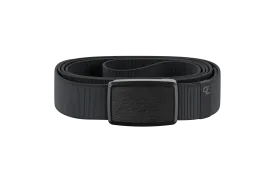 Low Profile Deep Stone/ Gun Metal Groove Belt