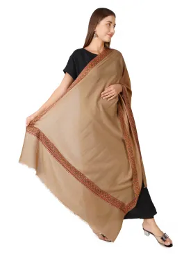 Luxury Pashmina Shawl: Handcrafted Elegance and Comfort - Natural Toosh