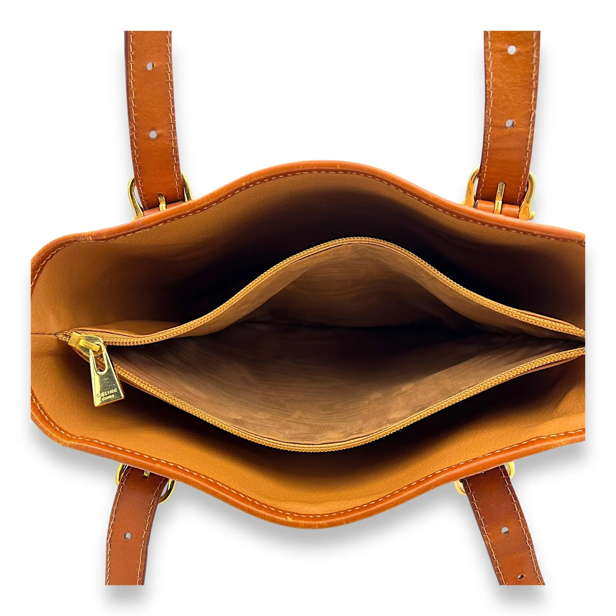 Macadam Tote Bag Beige in Coated Canvas, Gold hardware