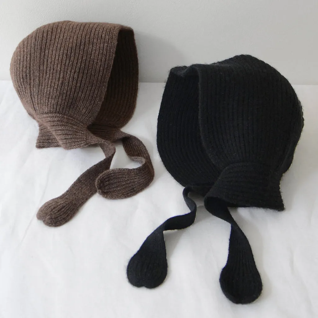 Makié Woman Star Bonnet Hat Black