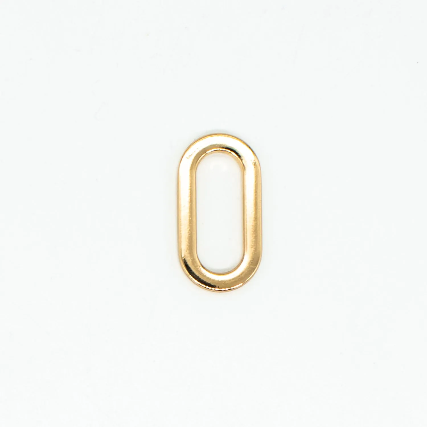 Metal Oval Ring Buckles Gold