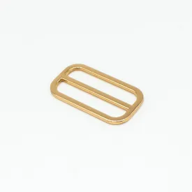 Metal Strap Bag Slider Ring Buckles Gold
