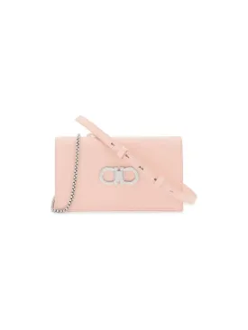 Mini Gancini Leather Crossbody Bag