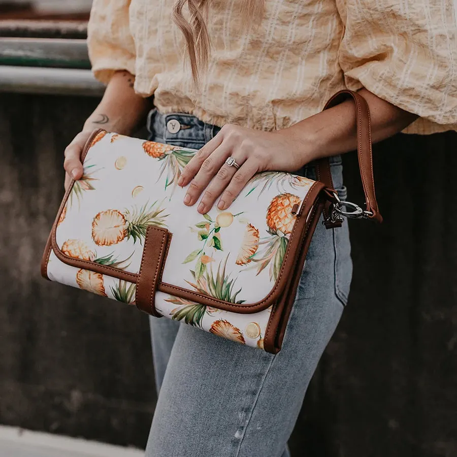 OiOi Change Clutch - Pineapple/Tan