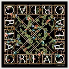 Orla Ermanno Ivy Letterblock Black OE410-1 90CM