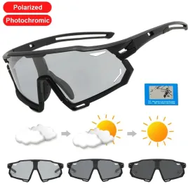 Outdoor Sports Windscreen Discolored Riding Glasses For Men And Women Fashion Polarized Sunglasses Mountaineering Glasses