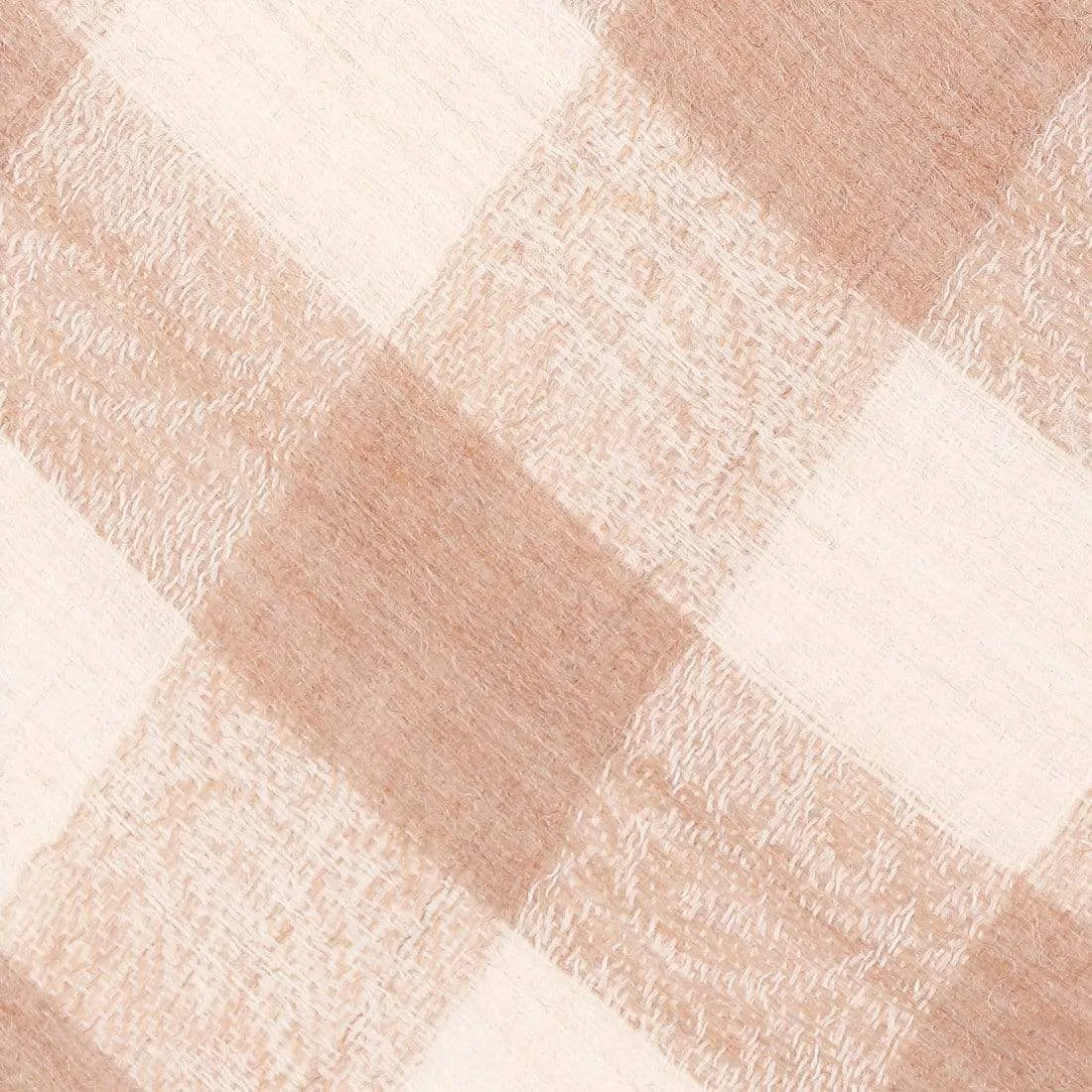 Pashtush Mens Pashmina Necktie, Soft And Luxurious, Paisley Checks, Free Size, Beige