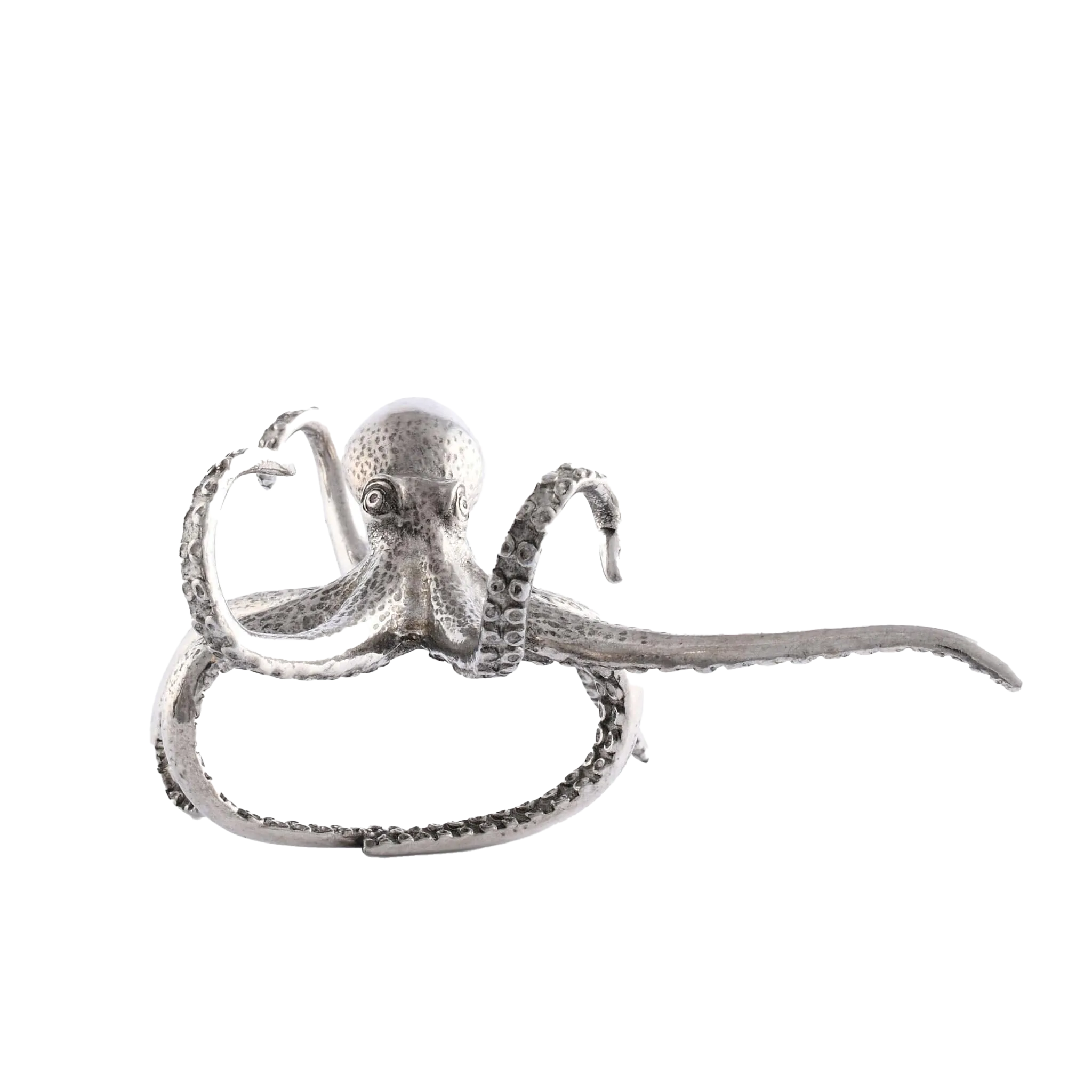 Pewter Octopus Napkin Ring