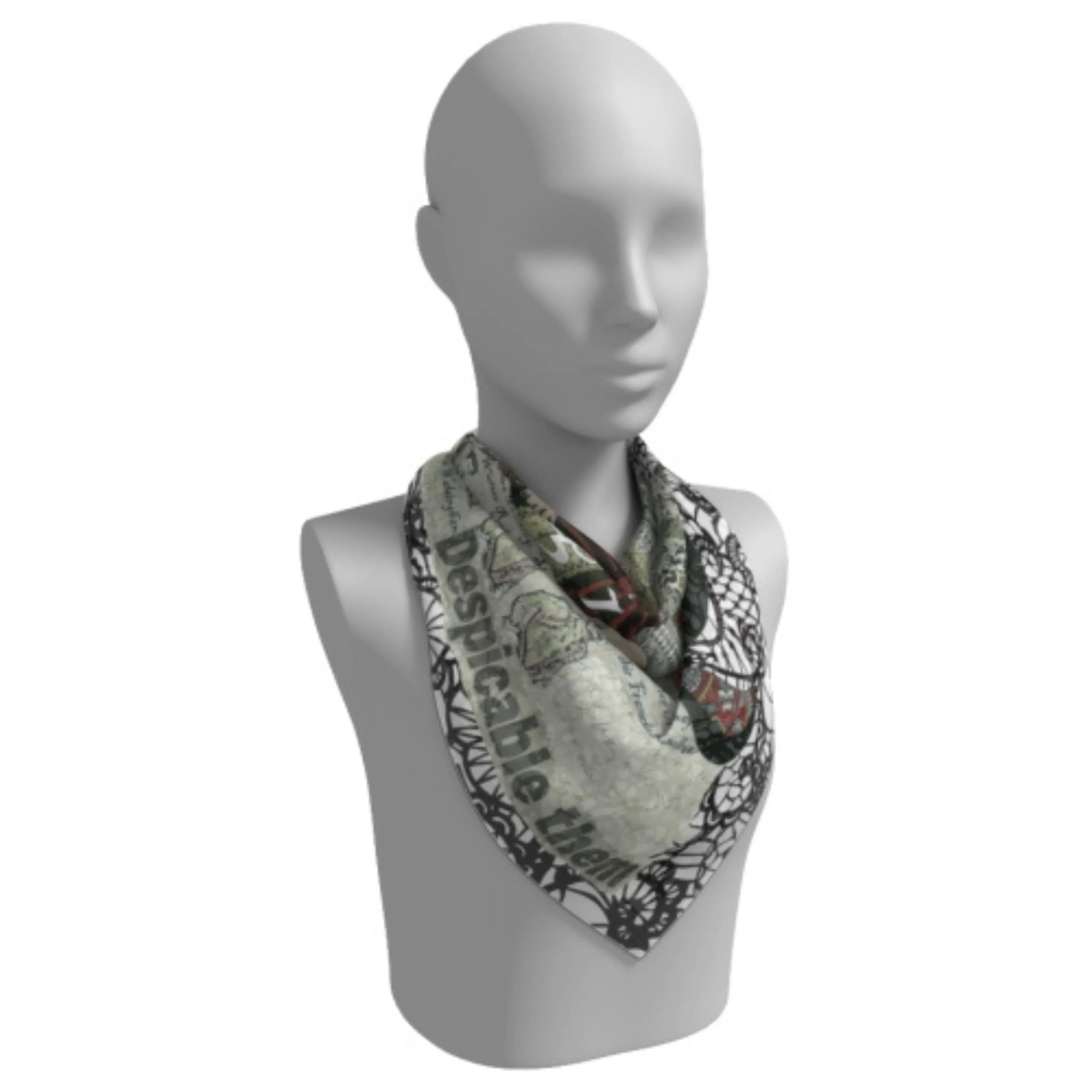 Queen Elizabeth I Silk Square Scarf