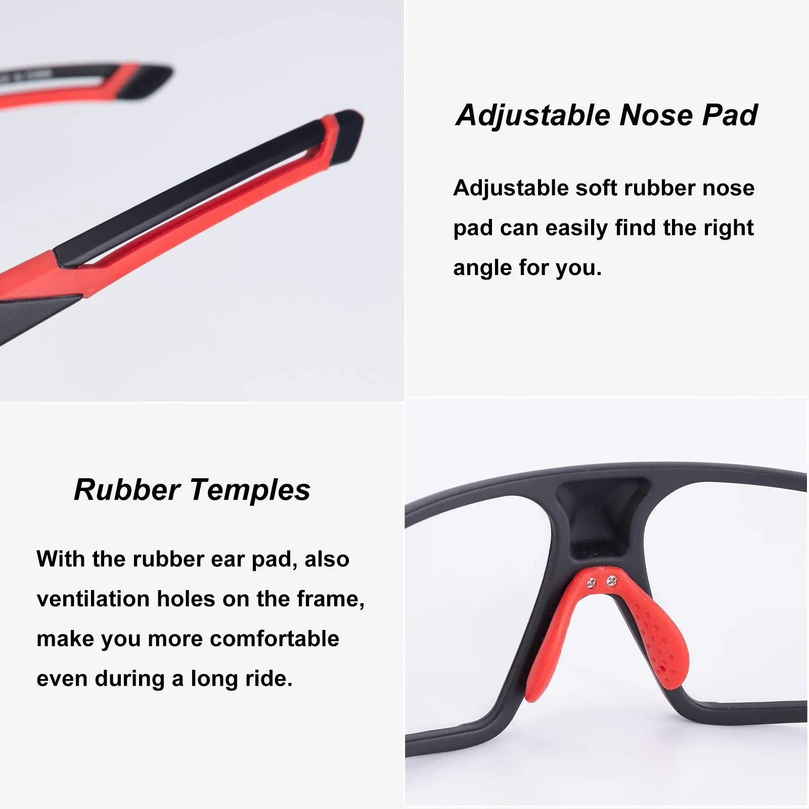ROCKBROS Photochromic Cycling Glasses UV 400 Protection Sports Sunglasses
