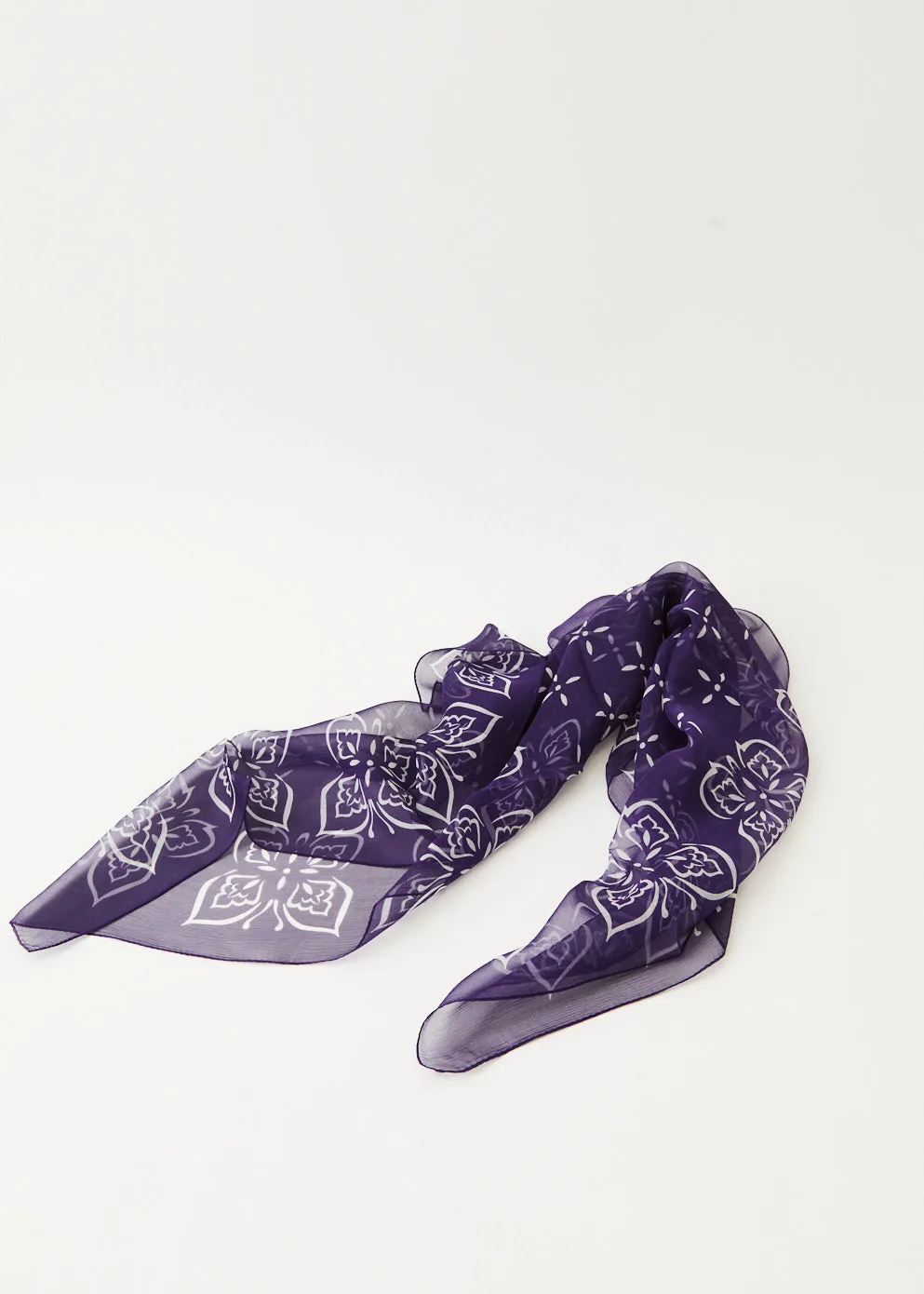 Scarf Silk Crepe and Papillon