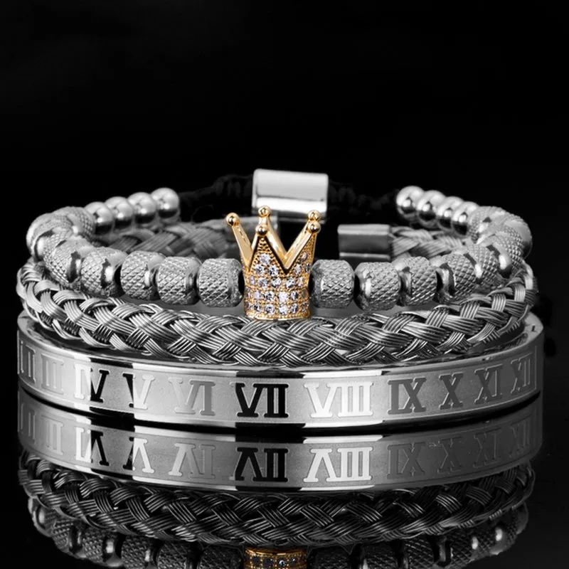 Silver and Gold Crown Royal BraceletsSeries