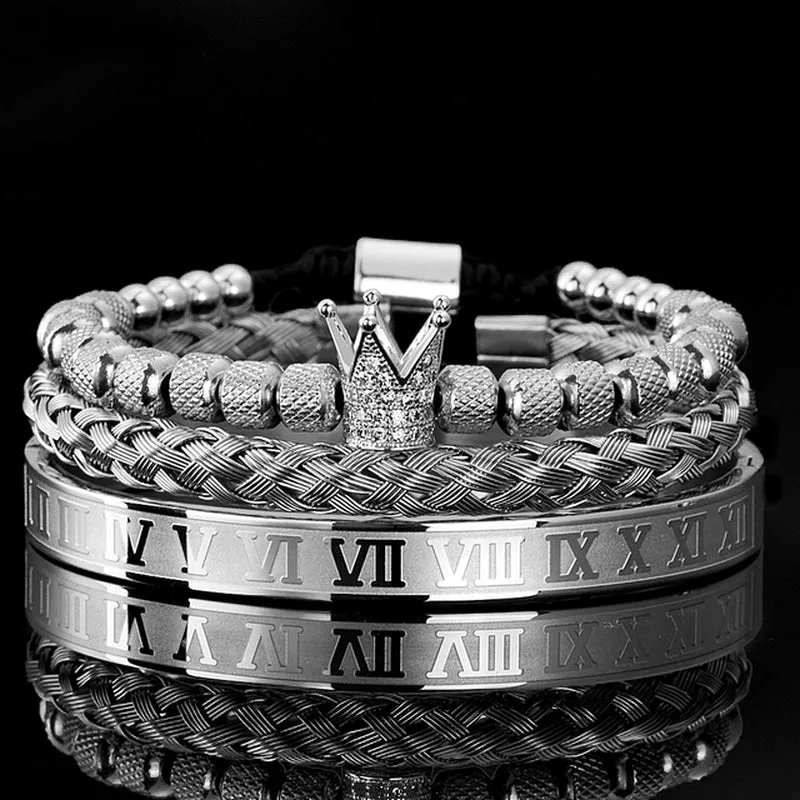 Silver and Gold Crown Royal BraceletsSeries