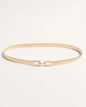 Slinky Metal Event Waist Belt Gold