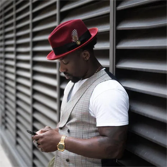 Sophisticate's Signature - Fedora Burgundy