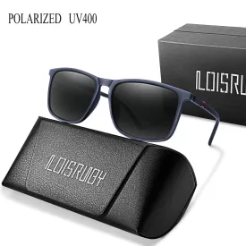 Square Vintage Polarized Men's Sunglasses
