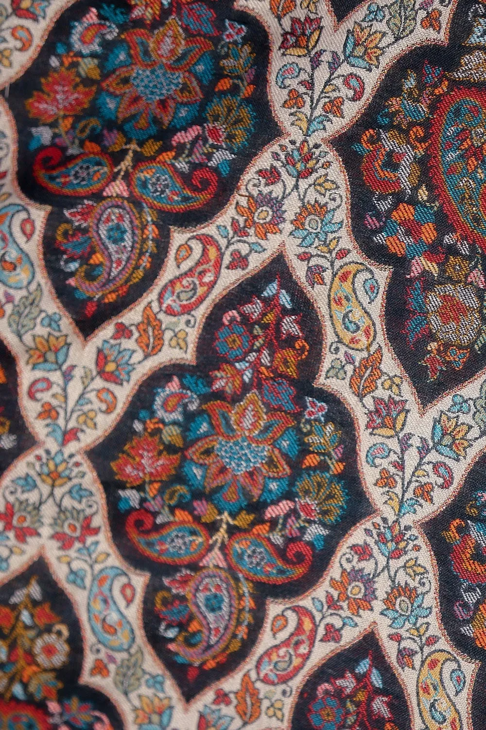 Stylish Black Colour Designer Shawl With Beautifully Highlighted pattern A Sure to Give You Warm Look.