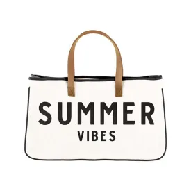 Summer Vibes Canvas Tote Bag