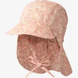 Sun Hat Woven Tonga - rose flower meadow