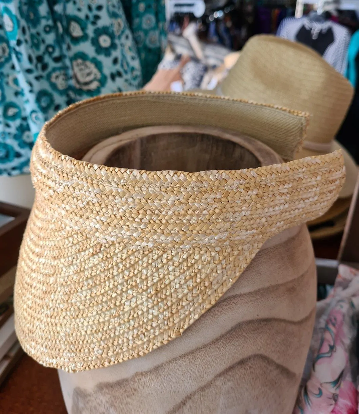 Sundaise Straw Visor Bettina SH235 One Size