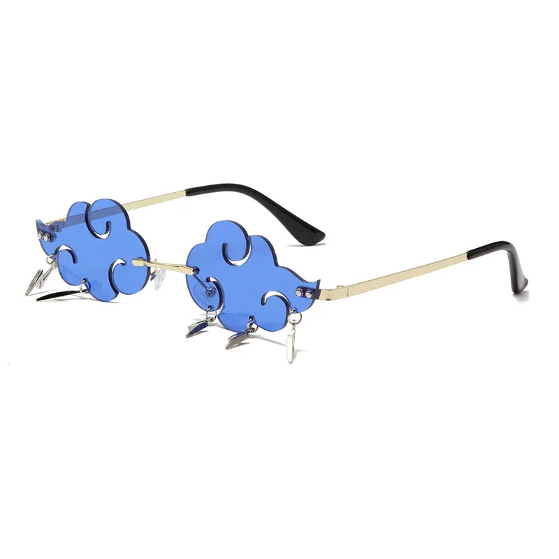 Sunglasses sun Shades Cloud Fashion Vintage Lightning Pendant Eccentric Personality Ball Party Shaped unisex