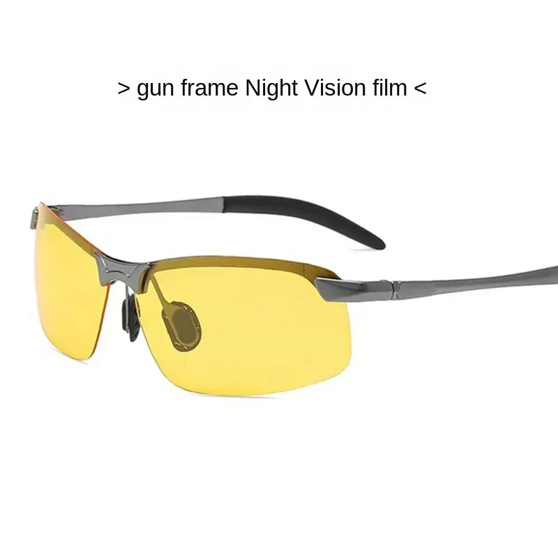 Sunglasses sun Shades Color Changing Polarized Driver Night Vision Men's Outdoor Cycling Day and Night Dual Use Driving unisex