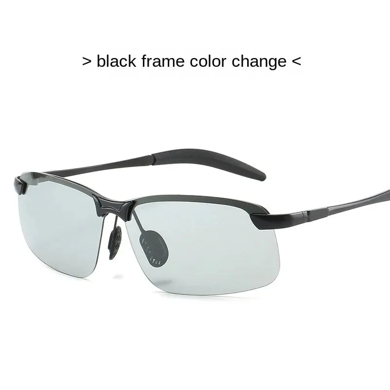 Sunglasses sun Shades Color Changing Polarized Driver Night Vision Men's Outdoor Cycling Day and Night Dual Use Driving unisex