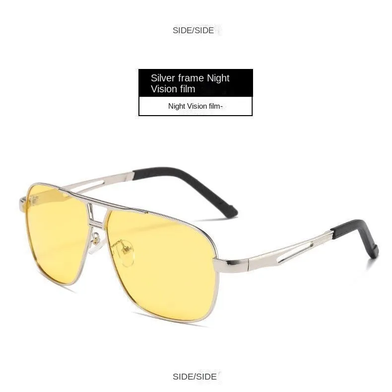 Sunglasses sun Shades Day and Night Dual Use Discolored Polarized Men's Anti High Beam Fishing HD Driving unisex
