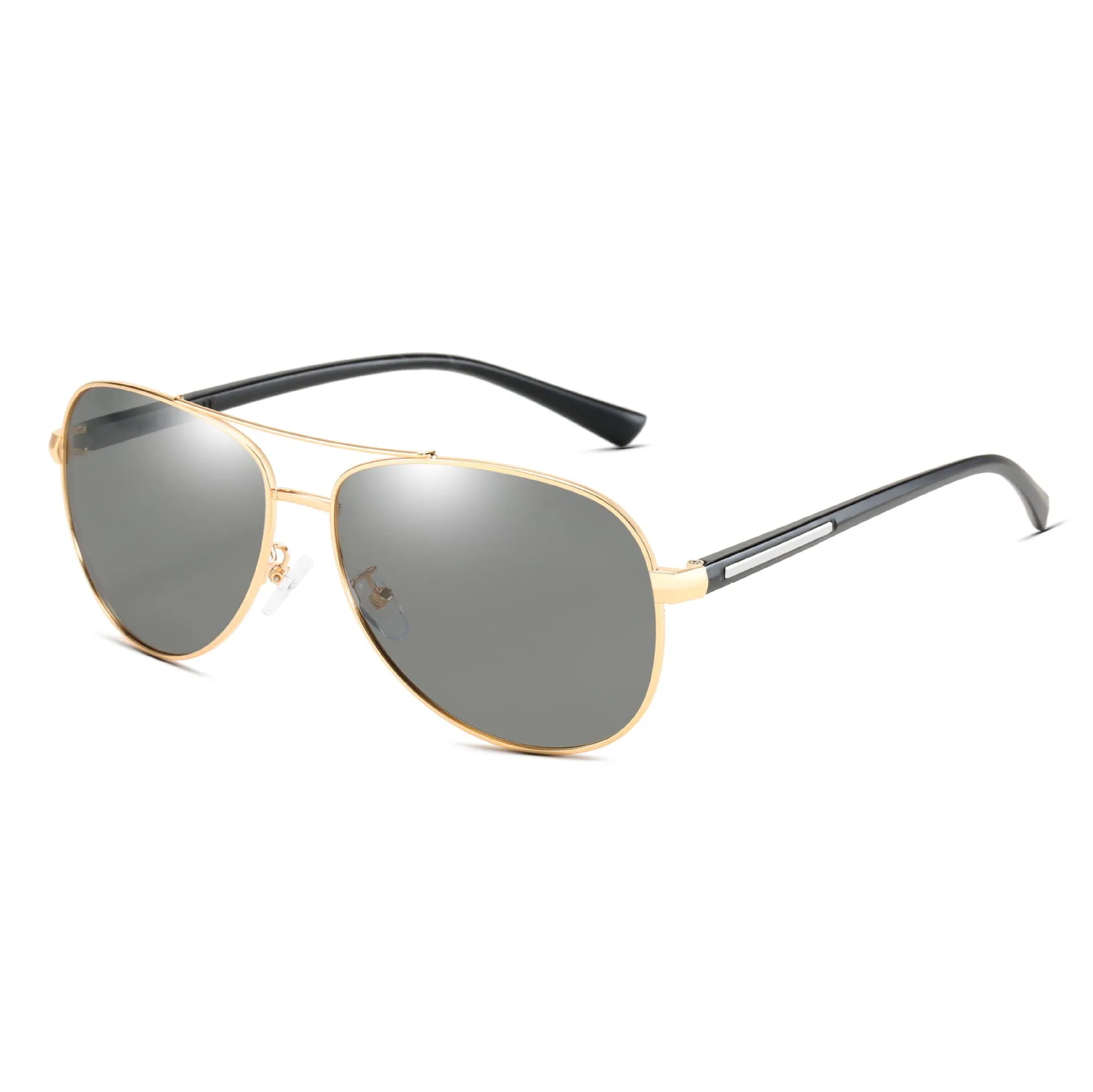 Sunglasses sun Shades Double Beam Intelligent Color Changing Polarized UV Proof unisex