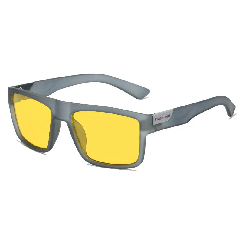 Sunglasses sun Shades Elastic Paint Large Frame UV Proof Household Outer Color Changing Driving Polarized Light unisex