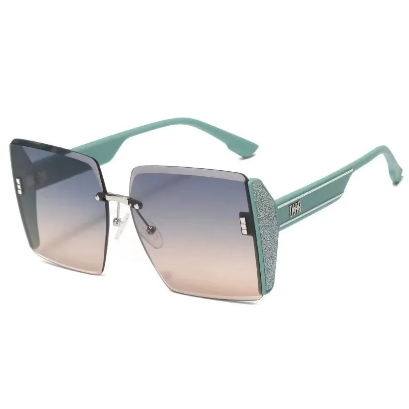 Sunglasses sun Shades Fashion Atmospheric Box to Make Big Face Thin Looked UV Protection unisex