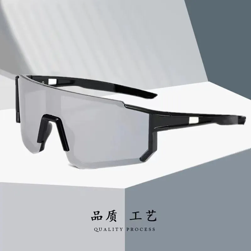 Sunglasses sun Shades Fashion Men's and Women's Outdoor Riding Protective True Color Film Colorful High Definition Large Lens Athletic unisex