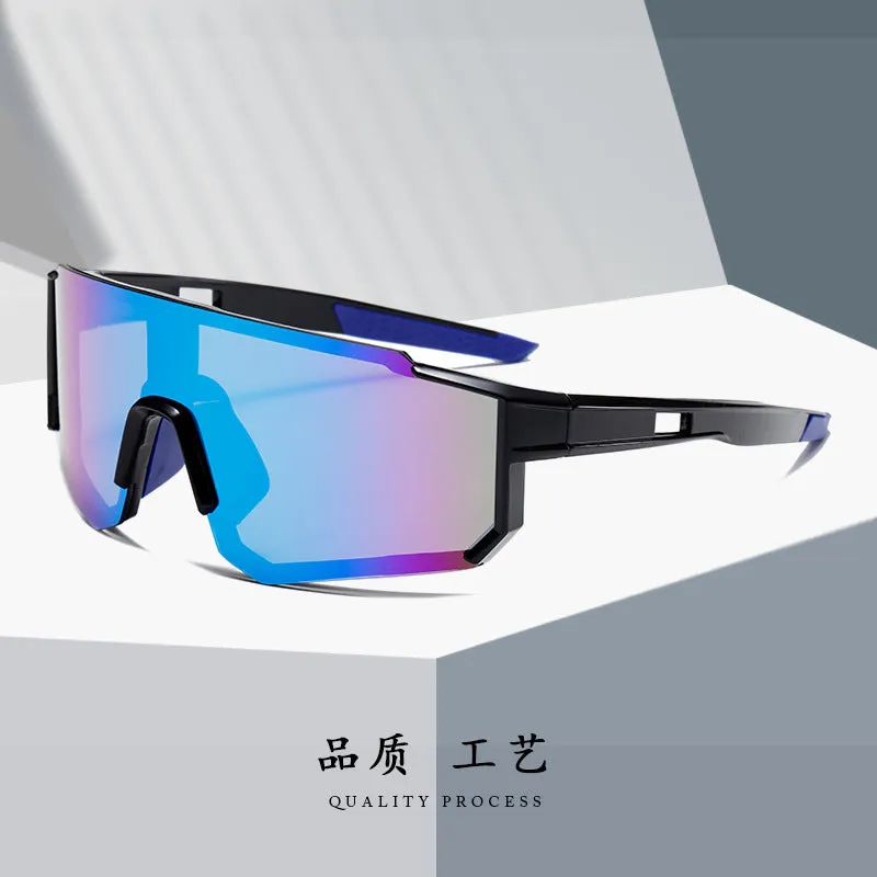 Sunglasses sun Shades Fashion Men's and Women's Outdoor Riding Protective True Color Film Colorful High Definition Large Lens Athletic unisex