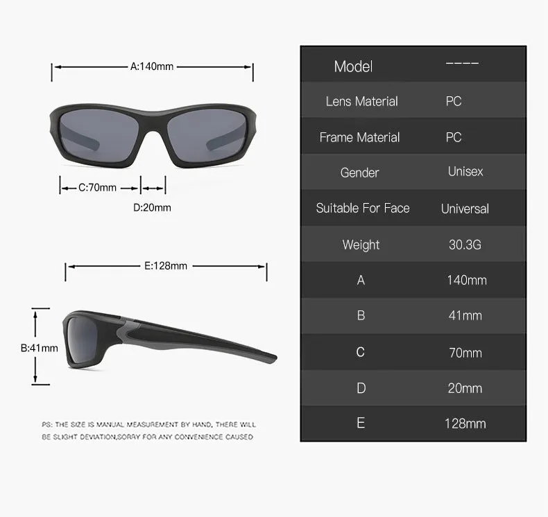 Sunglasses sun Shades Fashionable Cycling and Driving Sports Polarized unisex