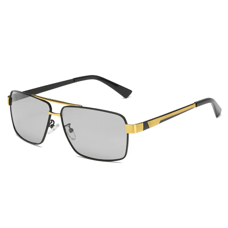 Sunglasses sun Shades Fashionable Personalized Color Changing Polarized Men's Metal unisex