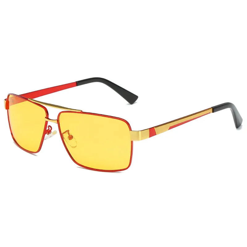 Sunglasses sun Shades Fashionable Personalized Color Changing Polarized Men's Metal unisex
