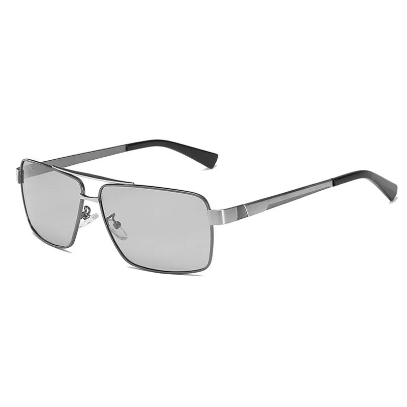 Sunglasses sun Shades Fashionable Personalized Color Changing Polarized Men's Metal unisex