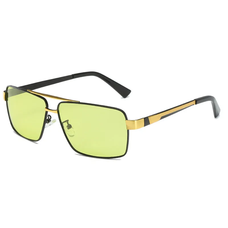 Sunglasses sun Shades Fashionable Personalized Color Changing Polarized Men's Metal unisex
