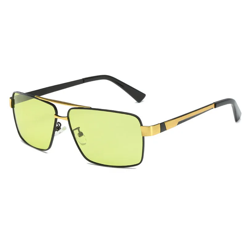 Sunglasses sun Shades Fashionable Personalized Color Changing Polarized Men's Metal unisex