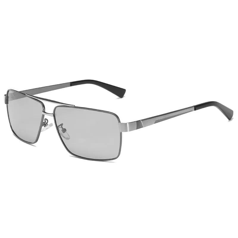 Sunglasses sun Shades Fashionable Personalized Color Changing Polarized Men's Metal unisex