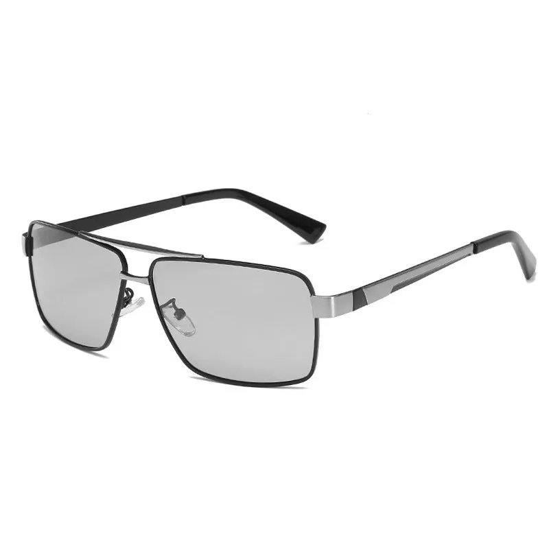 Sunglasses sun Shades Fashionable Personalized Color Changing Polarized Men's Metal unisex