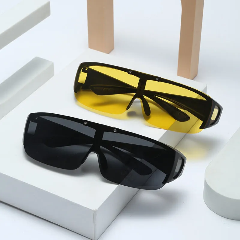 Sunglasses sun Shades Flip Set of Polarized One Piece Myopia Partial Mountain Climbing Biking Fishing unisex