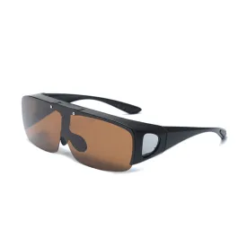 Sunglasses sun Shades Flip Set of Polarized One Piece Myopia Partial Mountain Climbing Biking Fishing unisex