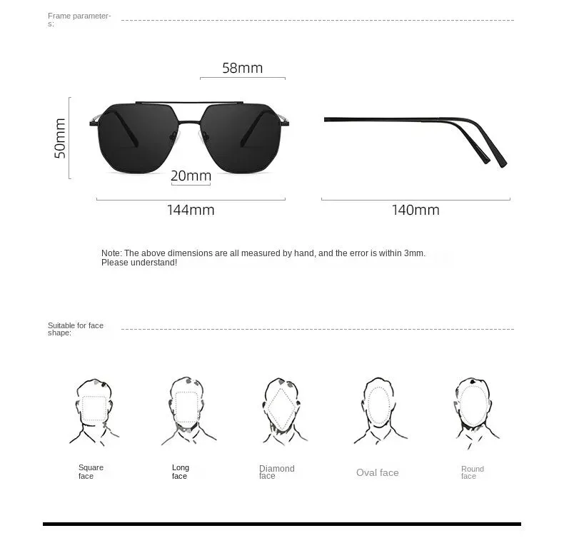 Sunglasses sun Shades HD Nylon Polarized Driving and Fishing Men's Driving unisex