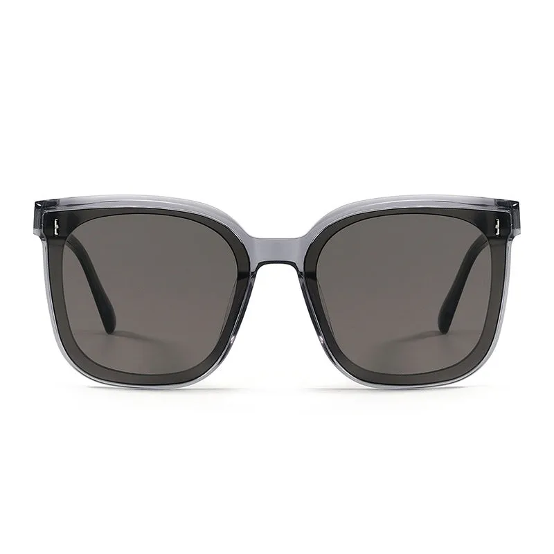 Sunglasses sun Shades High Grade Big Square Rim Big Face Show Face Small UV Protection unisex