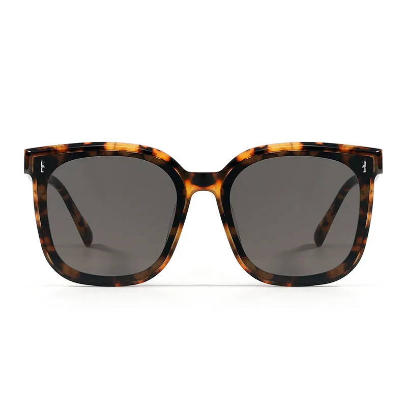 Sunglasses sun Shades High Grade Big Square Rim Big Face Show Face Small UV Protection unisex