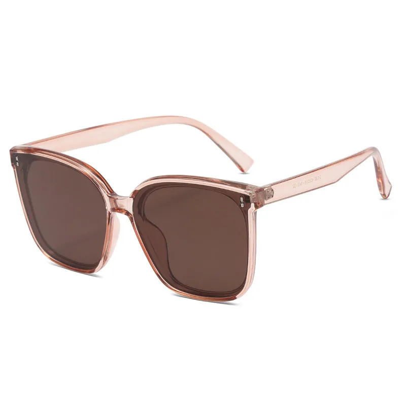 Sunglasses sun Shades Large Square Frame Men's and Women's High Grade Make Your Face Look Smaller Street unisex